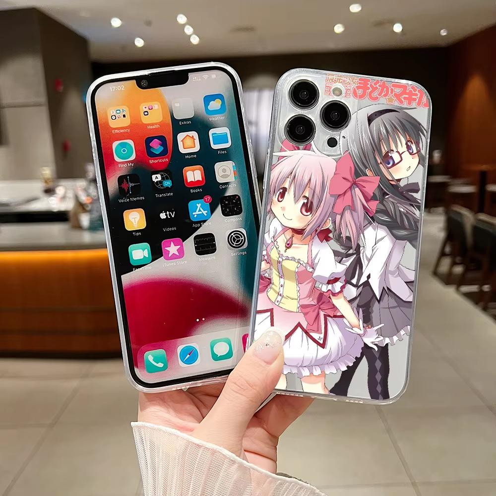 Puella Magi Madoka Magica Phone Case For iPhone 17 Air 16 e 15 14 13 12 11 Pro Max Plus Mini SE 2020 2022 Anime Funda Coque