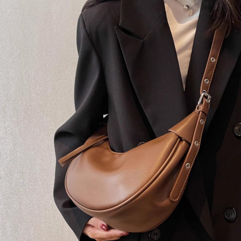 Tasche mit großem Fassungsvermögen Damen Herbst und Winter vielseitige Umhängetasche Mode lässige Schultertasche hochwertig Nische Knödeltasche