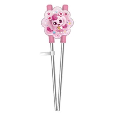 Leburn Sweet and Sour Catch Tiniping Glitter Two-Hand Correction Chopsticks, Hatching, 1 Piece