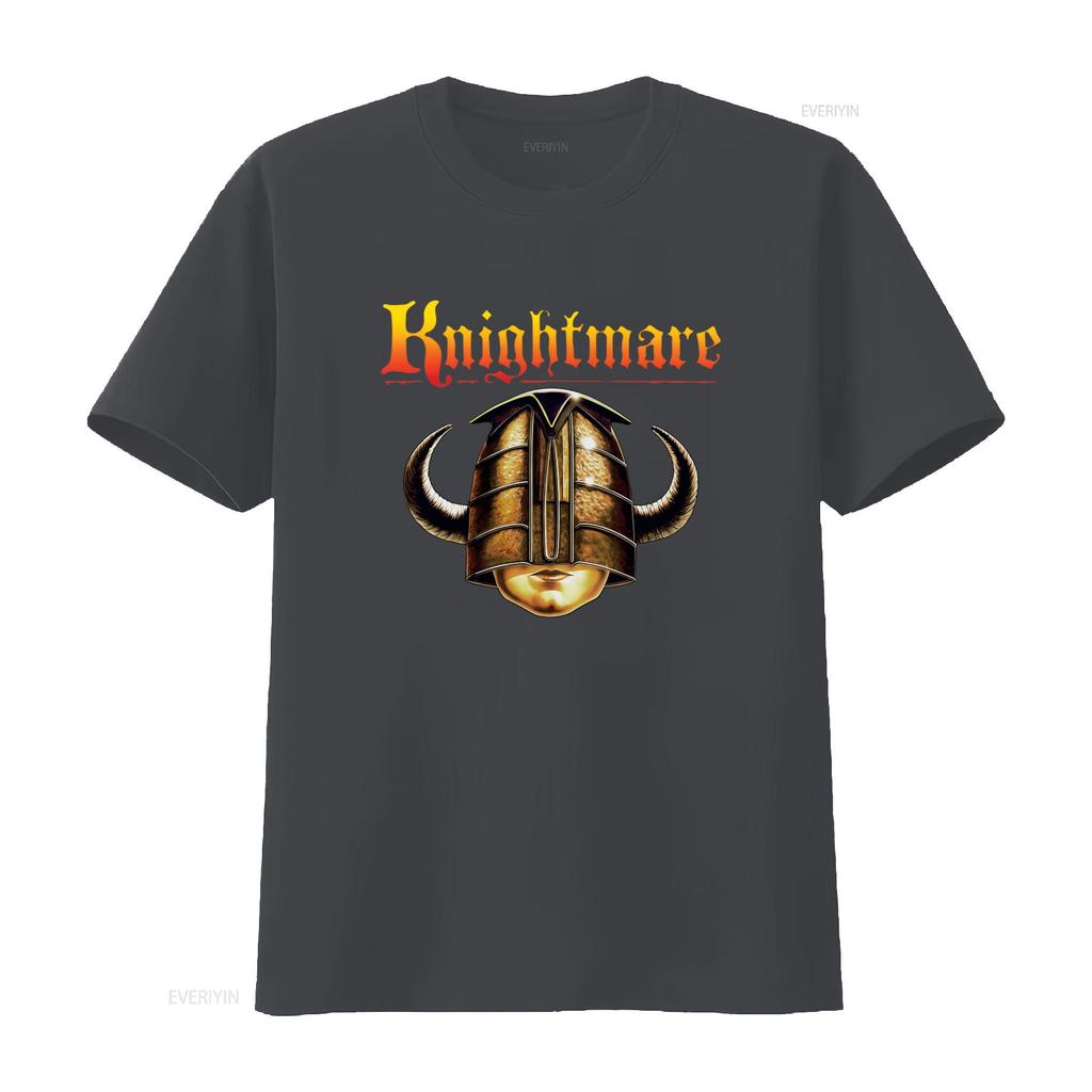 Knightmare TV-Show David Rowe Gerechtigkeitshelm Logo Offiziell Lizenziert T-Shirt vintage Gewaschen Unisex Oberteil Für Den Alltag