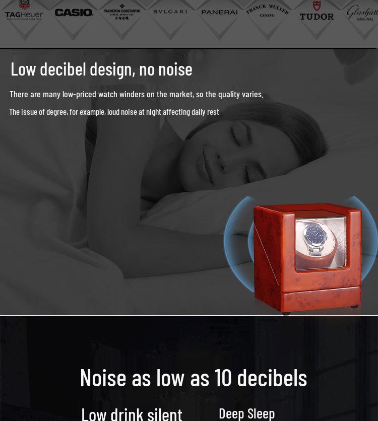 Automatic Baking Paint Watch Winder Box - Watch Storage & Shaker