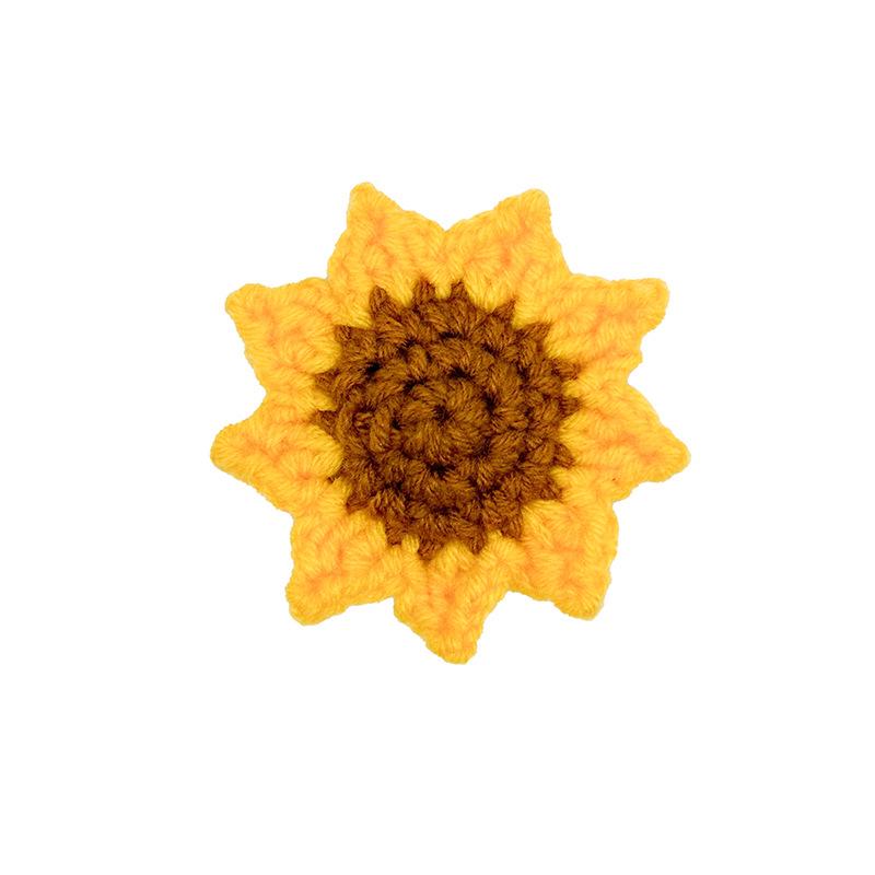 Hand-Knitted Wool Sunflower Bouquet: Perfect Graduation or Teacher's Day Gift