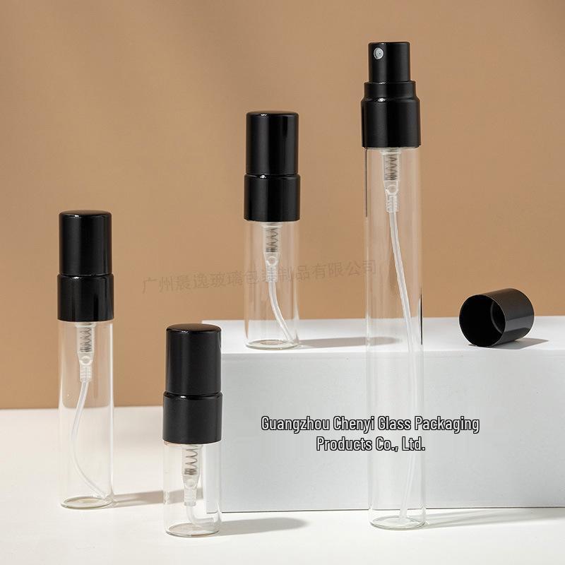 Portable Glass Spray Bottles: 2ml, 3ml, 5ml, 10ml Perfume Sample Mist Decanters