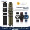 21mm Nylon Watch Strap For SWATCH YVS400 YVS420 YVS451 YVS454 YVS404 Canvas Strap Modified Watchband Bracelet Accessories