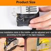 Ruler auxiliary tool pen holder clip for fixing markers clip - Portable measuring woodworking marking and positioning device