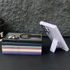 Luxury Matte Translucent For Magsafe Folding Stand Holder Phone Case For Samsung S24 Plus S23 Ultra Wireless Charging Back Cover