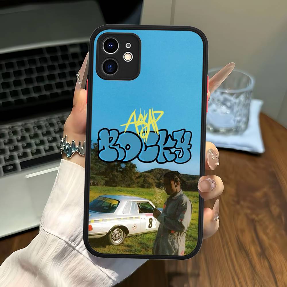 A-ASAP R-Rocky Non Essere Stupido Custodia Per Telefono Per IPhone 16e 16 15 14 13 12 11 Pro Max X XS Max Plus Opaca Trasparente