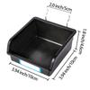 1Set Efficient Pegboard Storage Bins With Hook Practical Peg Board Basket For Workshop Garage Organizing Accessories Tools