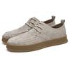 Zapatos Casuales de Cuero con Cordones de Gamuza para Hombre Europeos - Tendencia 2022