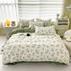 Thickened Brushed Four-piece Bed Sheet and Quilt Cover Three-piece Set Four-season Autumn and Winter Bedding Duvet Cover