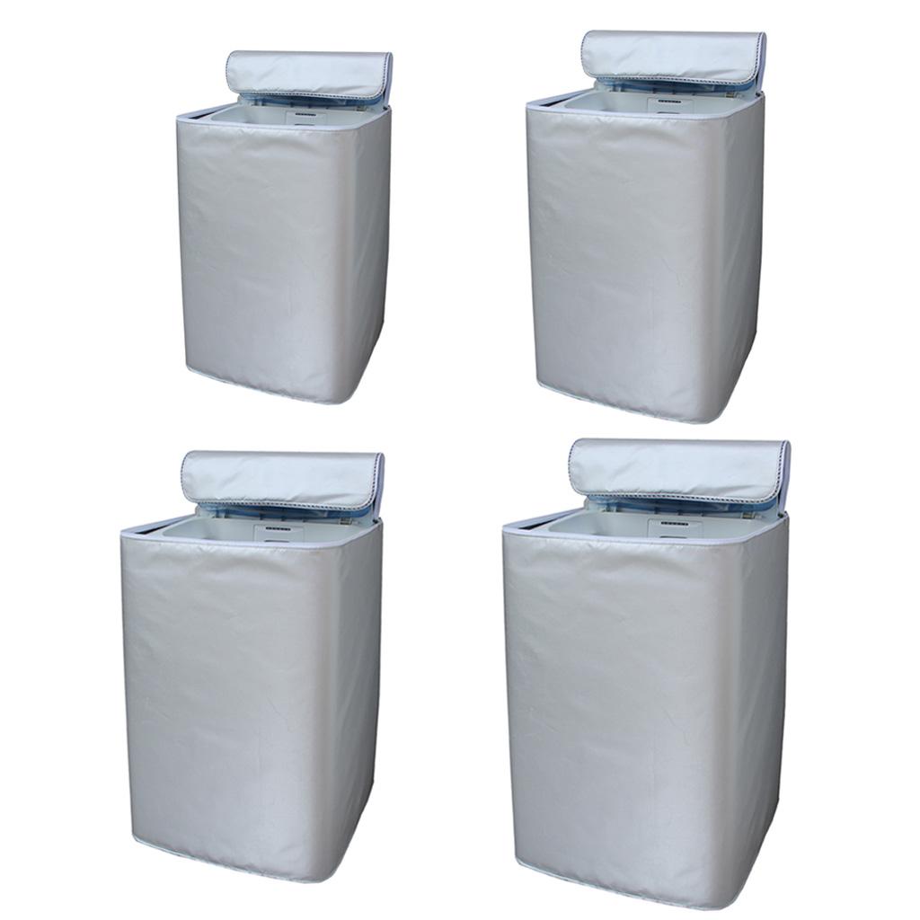 Washing Machine Cover Sunscreen Dustproof Thicker Fabric Zippers Convenient Use
