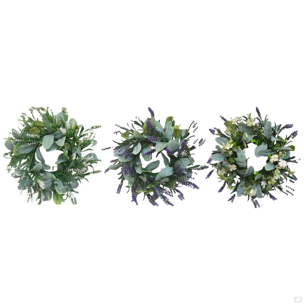 13 Inch Large Wreath Outdoor Front Door Garland Garden Porch Party Wedding Backdrop Decoration