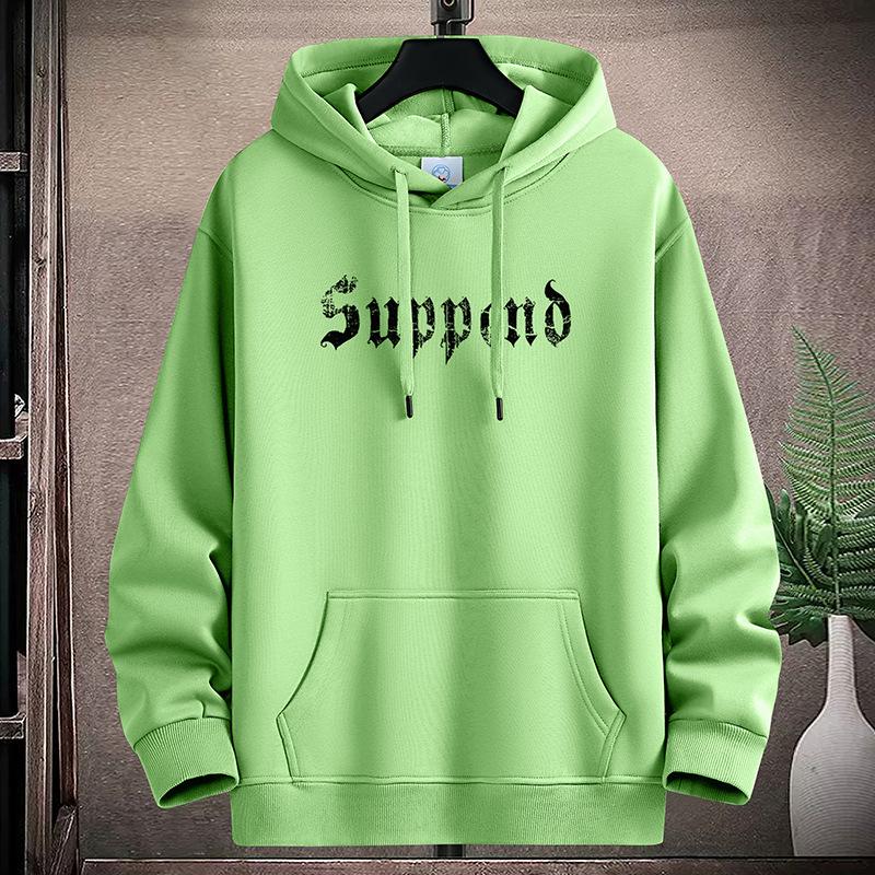 Mens Casual Hooded Hoodie Sportshirt Plus Size Boys Pullovers M-5XL