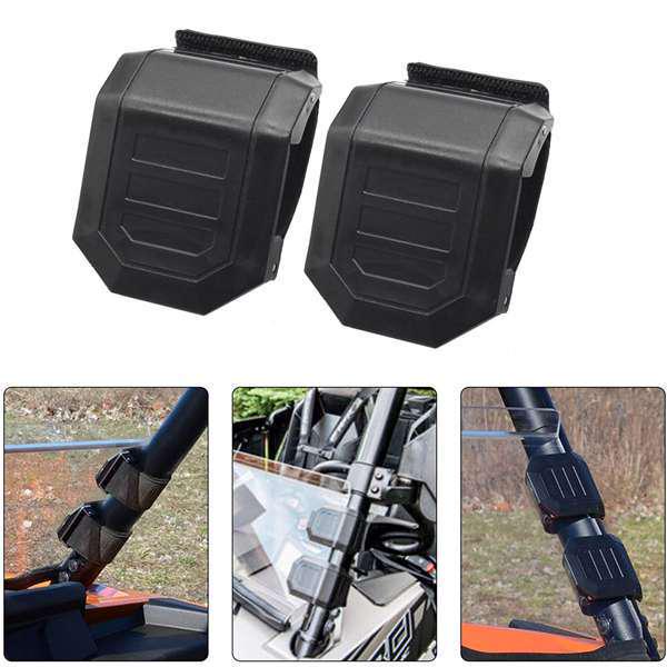 Schwarzes PVC-Set für Polaris RZR XP & Can-Am Maverick X3 UTV 1000R