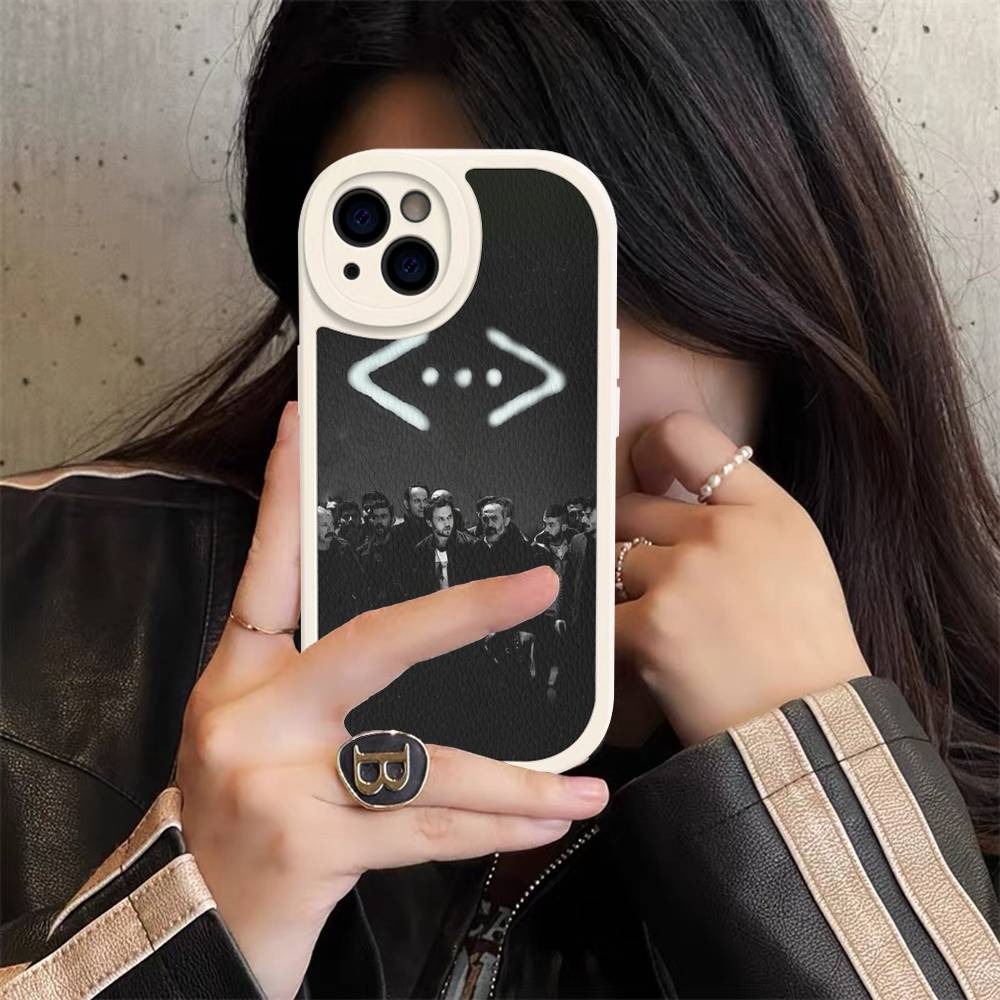 TV Cukur Phone Cover For IPhone 11 12 13 14 15 16 Pro Max Mini Plus Soft Leather Case