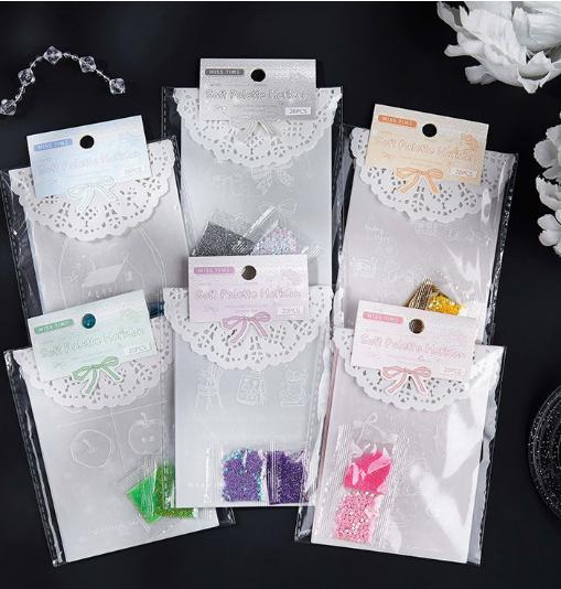 6packls/lot Memo Pads Material Paper Soft Colors Reflecting the Realm Junk Journal Scrapbooking Retro Background Decoration