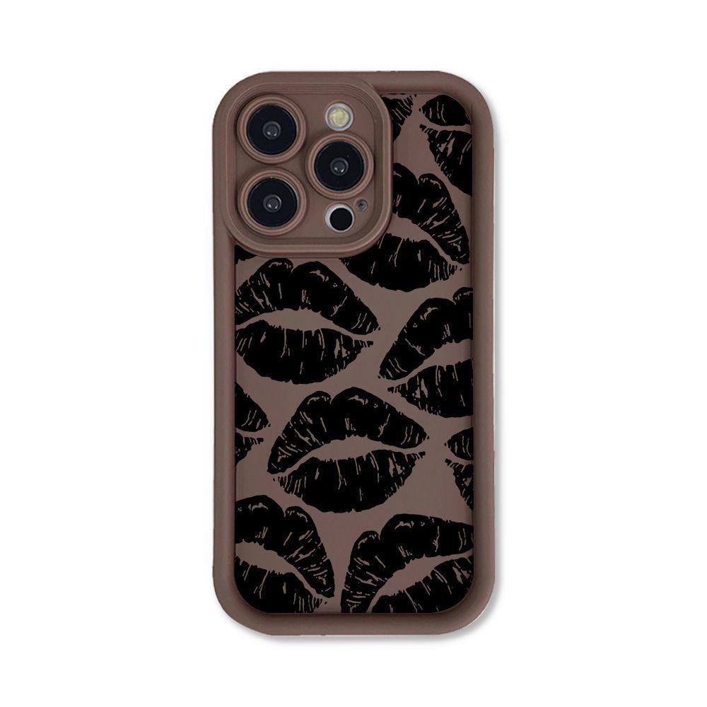 Sexy lip print for iPhone17promax mobile phone case 15/14 premium 13 factory 12/11 Europe and America