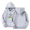 Children's Hoodies Loose Solid Color Hooded Sports Shirt Fashionable Sports Shirt