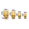 10Pcs Stainless Steel Big Hole 3/4/5/6mm Loose Spacer Beads Charms for DIY Bracelets Necklaces Jewelry Making Supplies In Bulk