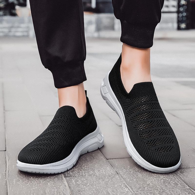 

Middle-aged and elderly walking shoes, men and women, couples, parents, sports shoes, summer single-mesh breathable mesh shoes, casual shoes 38