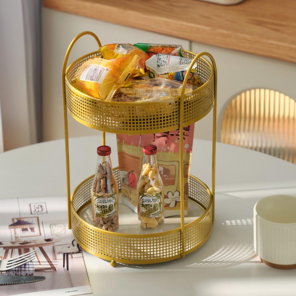 Fruit Basket Multi-Layer Fruit Plate Rack Living Room Coffee Table Household Snack Rack Nordic Candy Storage Rack