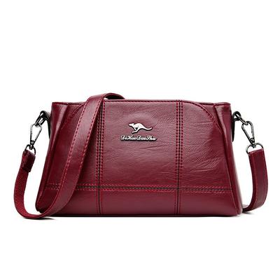 Women's Small Square Bag Autumn and Winter New Embroidery Thread Middle-aged Female Bag Korean Version of the Wild One-shoulder Messenger Bag Fashion