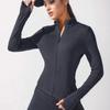 Yoga Jacke Kurz Sportjacke DAMEN Fitnesskleidung Schlankmachend Körperformend Reißverschluss Yoga Jacke