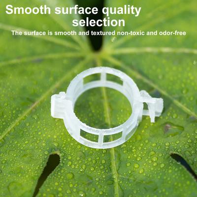 100/150/200/300/400/600Pcs Secured Plant Fixing Clip Plant Clips for Climbing Plants Secure Plastic Plant Clip Tomato
