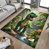 1PC Dinosaur Jungle Extra Large Non-Slip Floor Carpet, Office, Family, Bedroom, Studio - Large Area RugJ0342