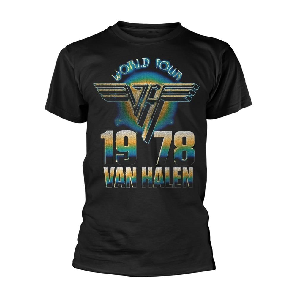 Van Halen  World Tour 78  Black T shirt - NEW XXL