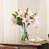 1Pc Artificial Lily Flower Fake Plant Home Office Cafe Wedding Party Decoration