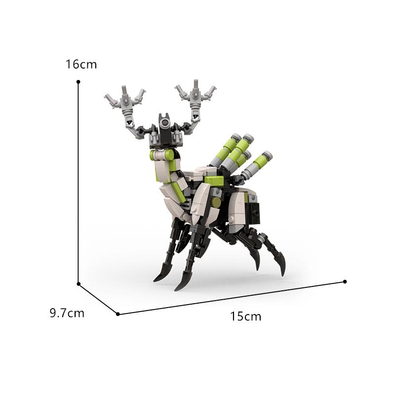 MOC Game Movie Figures Robot Bender Herbivorous K-VRC Clippy the Age Revealer World Building Blocks Toys for Children Kids Gifts