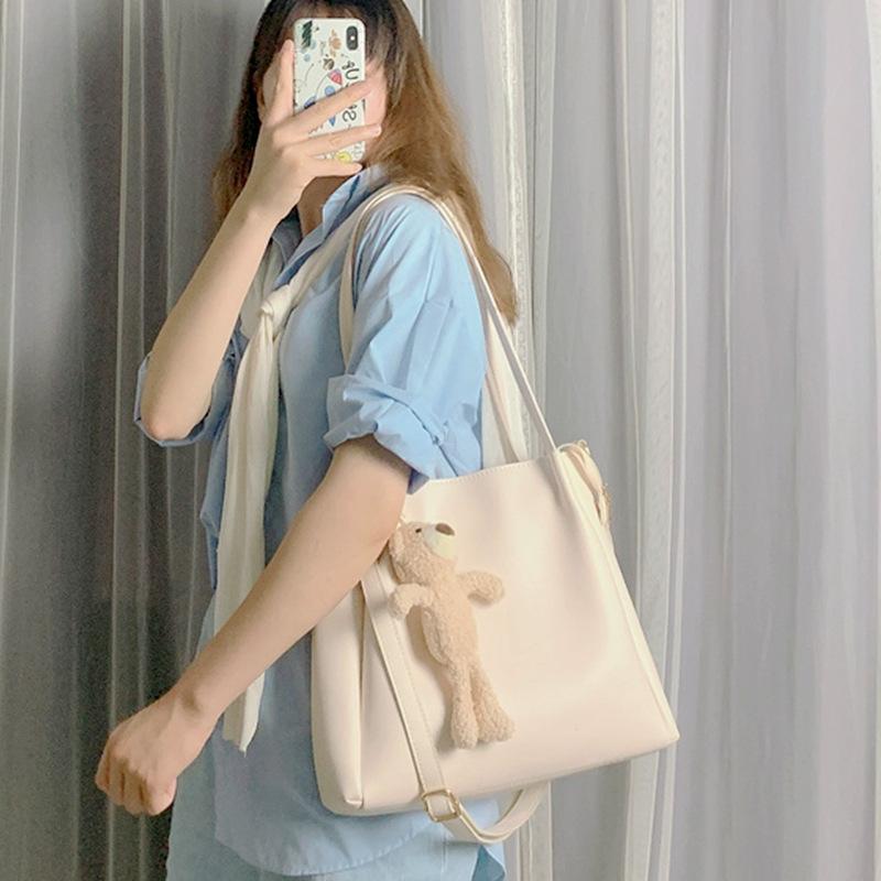 New Large-capacity Shoulder Bag Fashionable Versatile Commuter Tote Bag Women