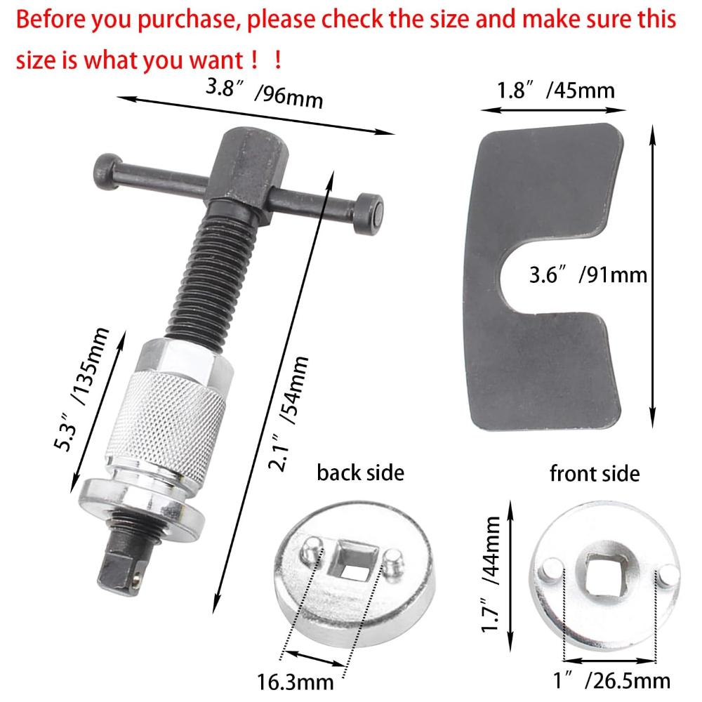 Disc Brake Piston Caliper Wind Back Car Repair Brake Pad Replacement Tool for Automotive