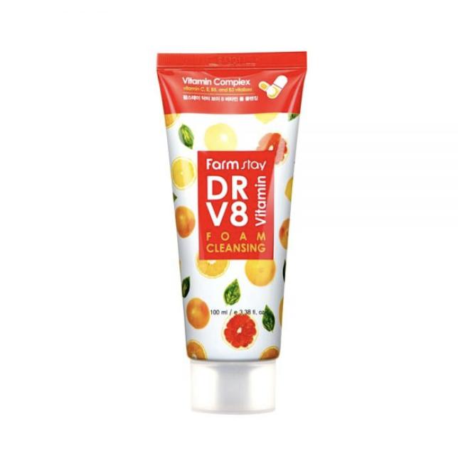 FARM STAY Dr. V8 Spuma de curățare cu vitamine 100 ml (3 opțiuni)