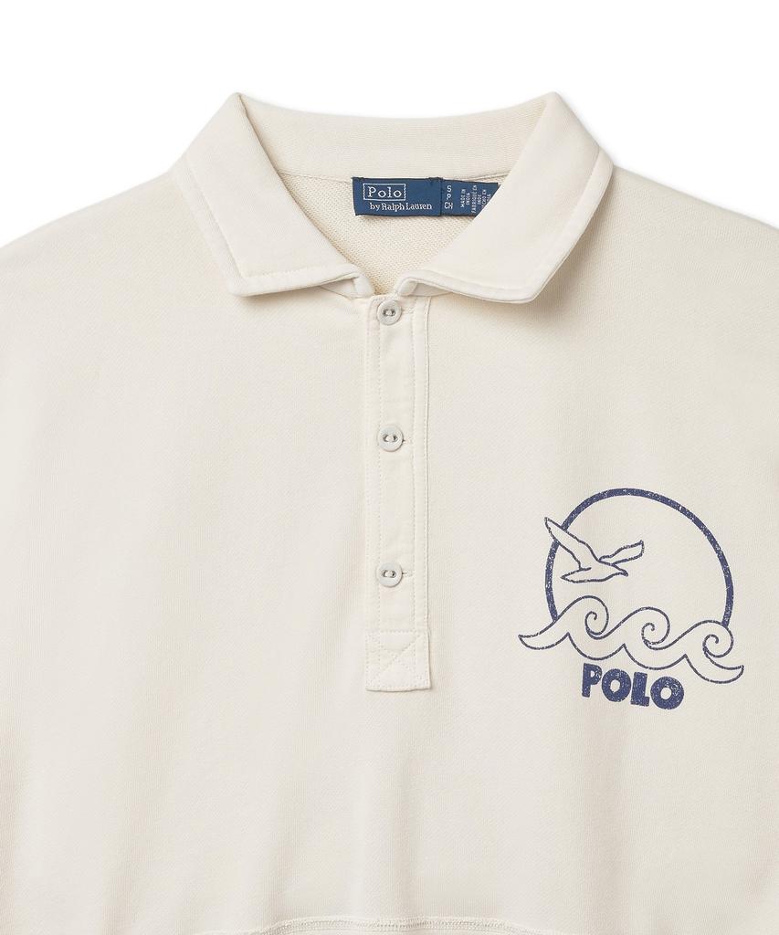 POLO RALPH LAUREN W Logo French Terry Pullover - Natural