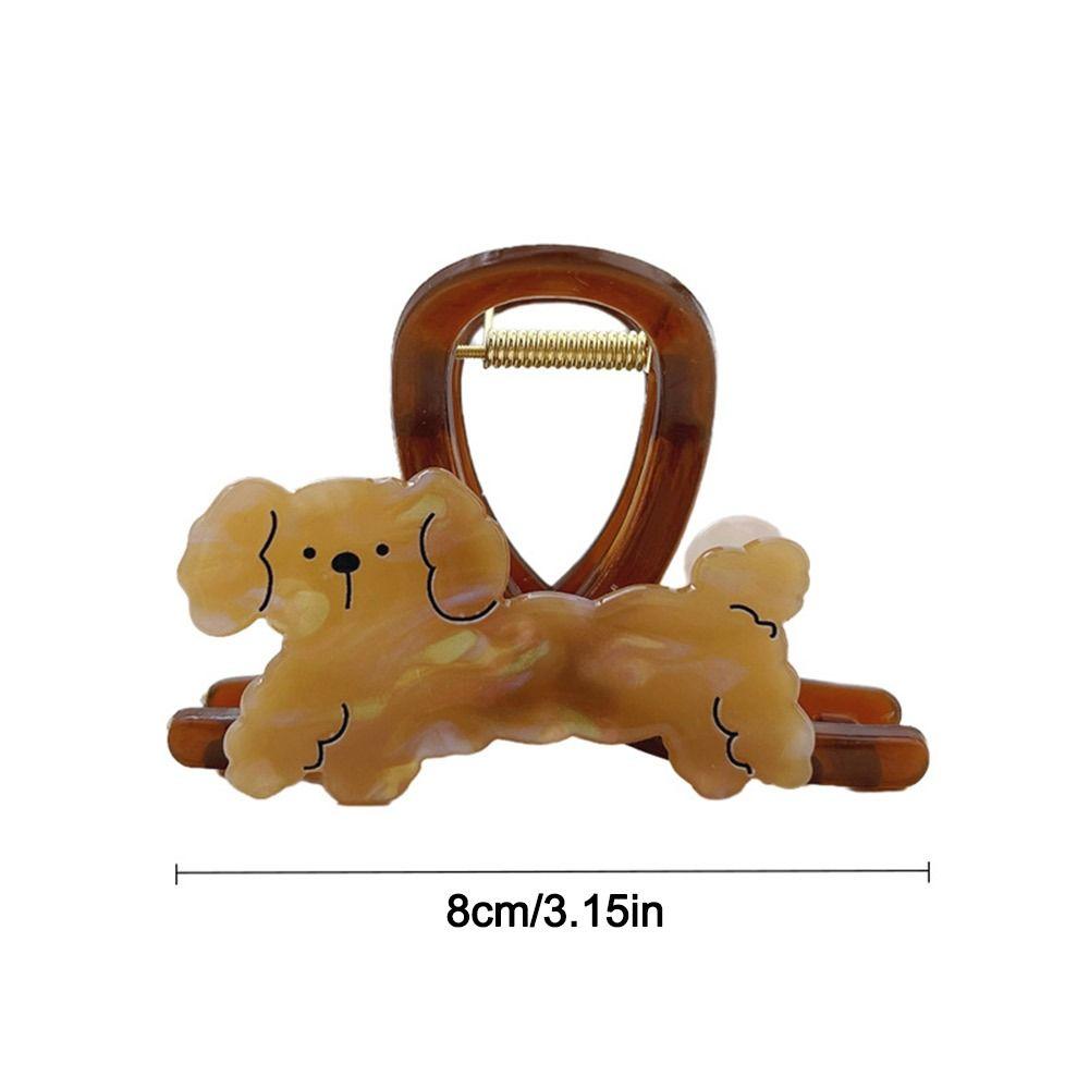 Cartoon Bow Knot Shark Clip Cat Dog Hairgrips Hair Bun Bow Hair Claw  Girl Lady Women