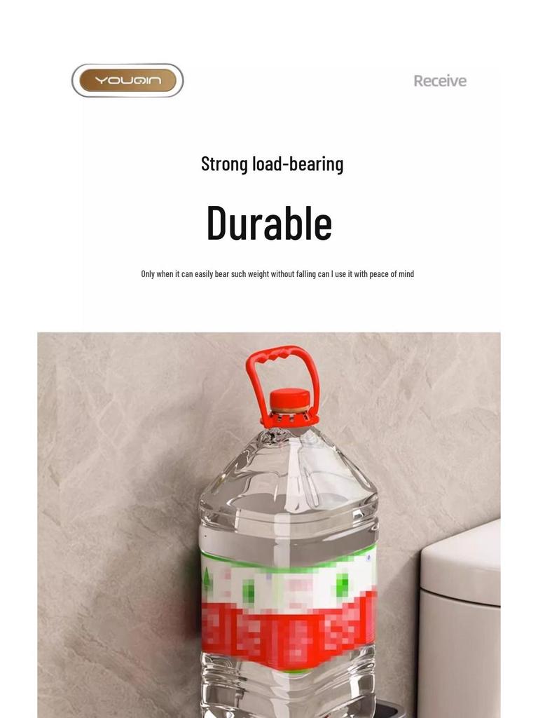 Waterproof Wall-Mounted Toilet Paper Holder with Lid, Punch-Free Installation