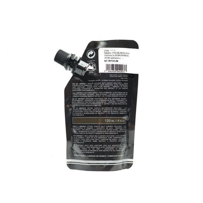Peinture acrylique en sachet - Terre d'ombre naturelle - 120ml - Sennelier
