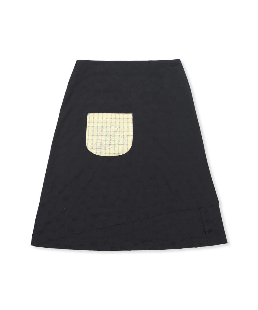 RuNaKi'Hu' Wxp092 Sukeru Kokoro Linen Layered Pants (Black)