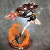 28cm Game Genshin Impact Hutao Anime Figure Combat Ver Pvc Action Figurine Collectible Model Doll Decoration Toy For Boys Gift