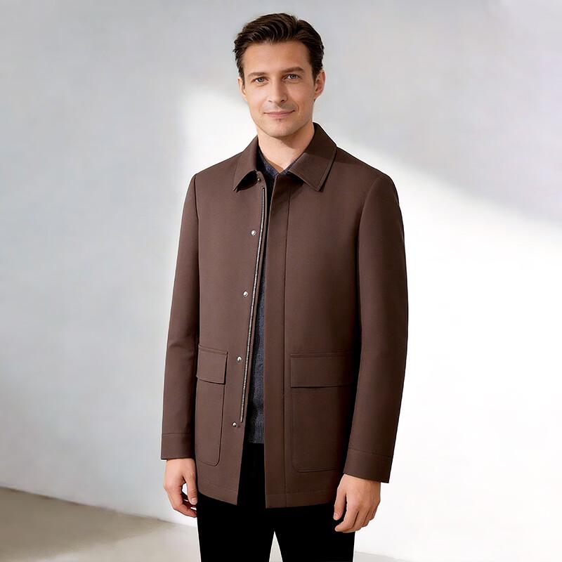 ROMON Men's Business Casual Lapel Jacket