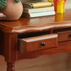 Simulation Miniature Desk With Functional Drawer Doll House Furniture With Fine Carving Detail For 1:12 Scene Display