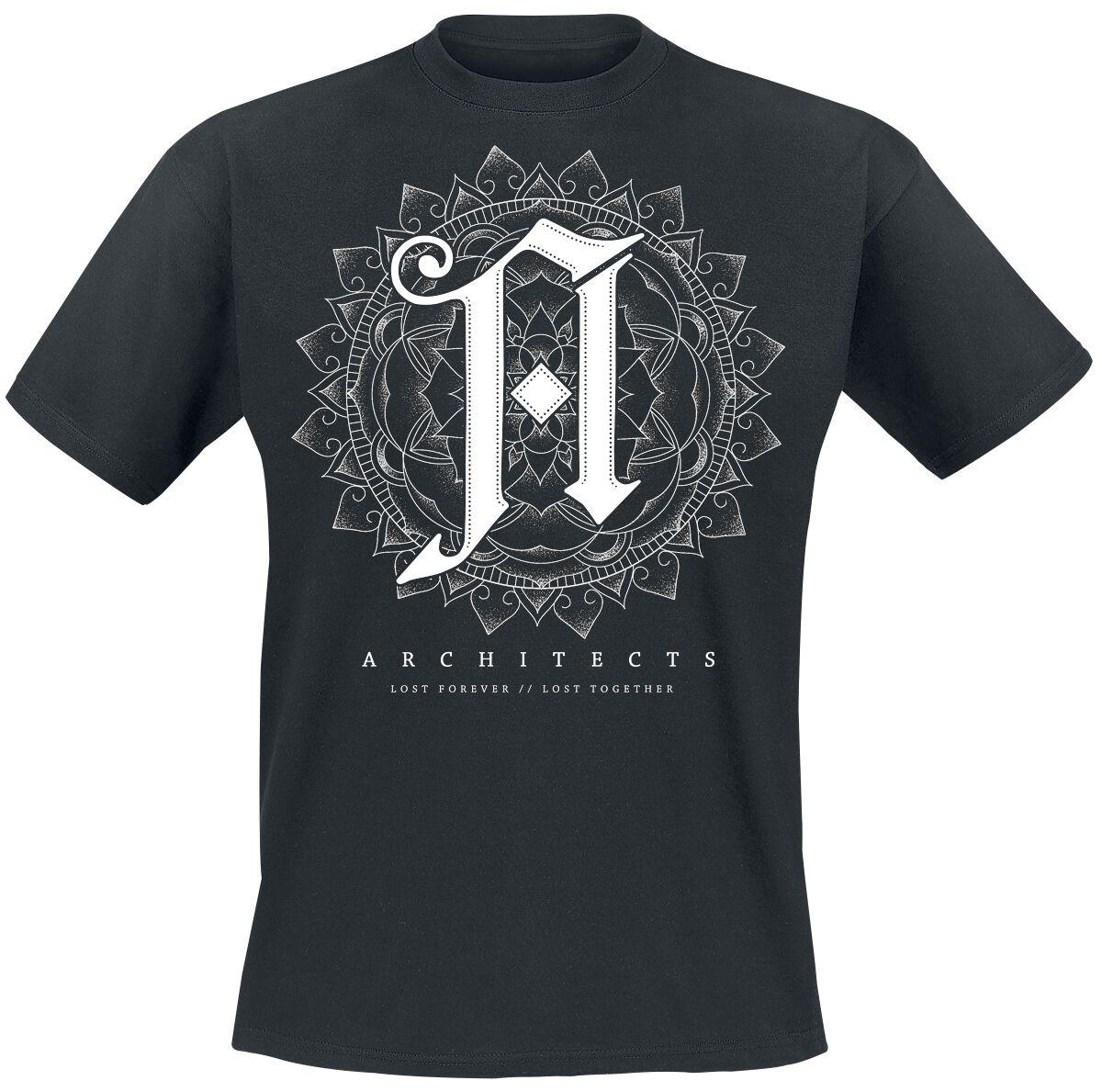 

Architects Band Logo T-Shirt Men s Metalcore Graphic Tee with Mandala & Album Print Casual Streetwear Top L