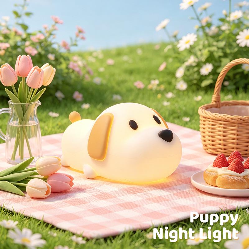 Creative Toast Bedside Lamp: Dimmable Night Light & Sleep Companion