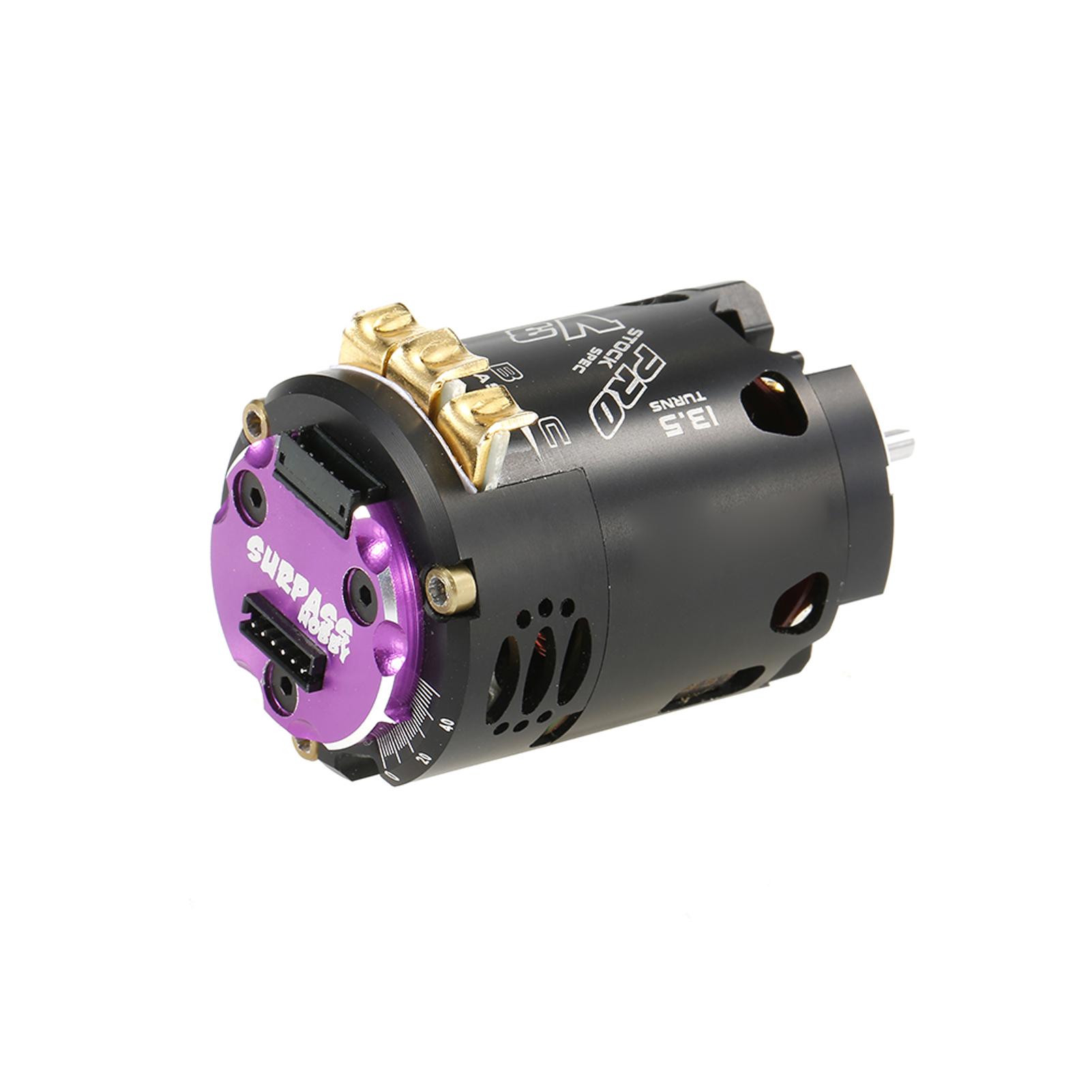 

V3 540 13.5T Sensored Brushless SPEC Motor Black for 1Celsius10 RC Racing Car Truck