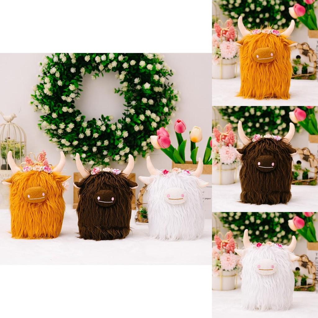 Highland Cow Adorable Plush Stuffed Animal For Kids High Quality Soft Fabric Design