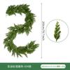 Christmas Rattan 1.8 Meters Pe Cedar Needle Rattan Home Staircase Pendant Christmas Rattan