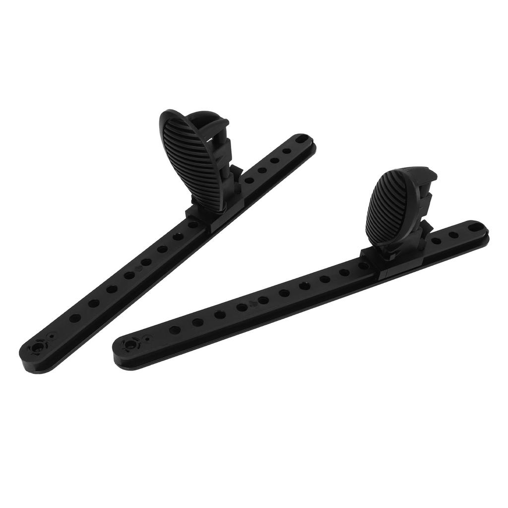 Kayak Foot Pegs Adjustable Locking Wearable Canoe Foot Brace Pedals for Boat 1 Pair