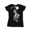 Disney Womens/Ladies Frozen Olaf And Troll Cotton T-Shirt